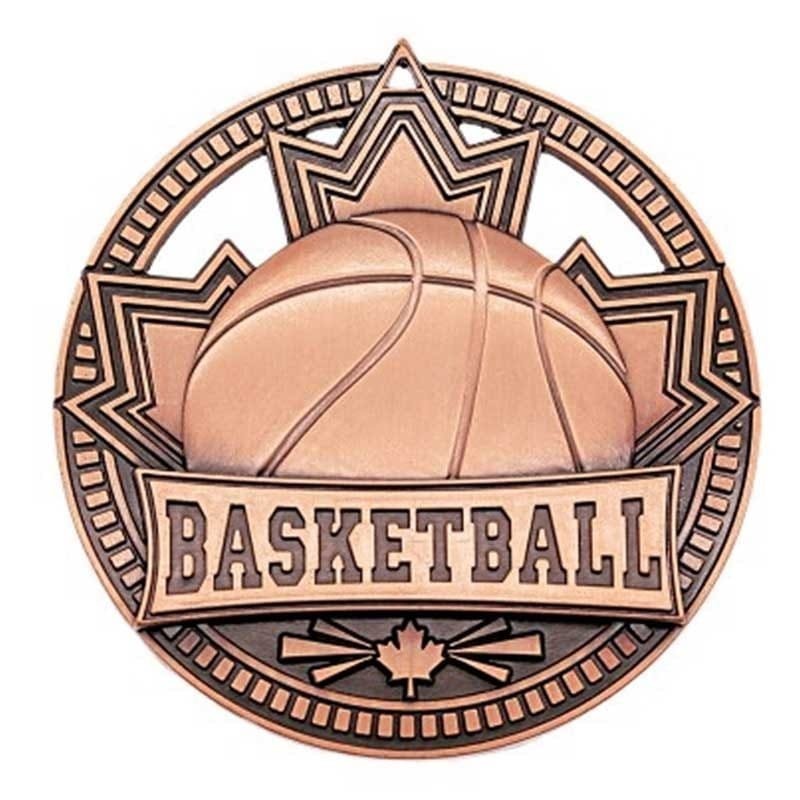 Médaille Basketball Bronze 2.75″ – MSN503Z