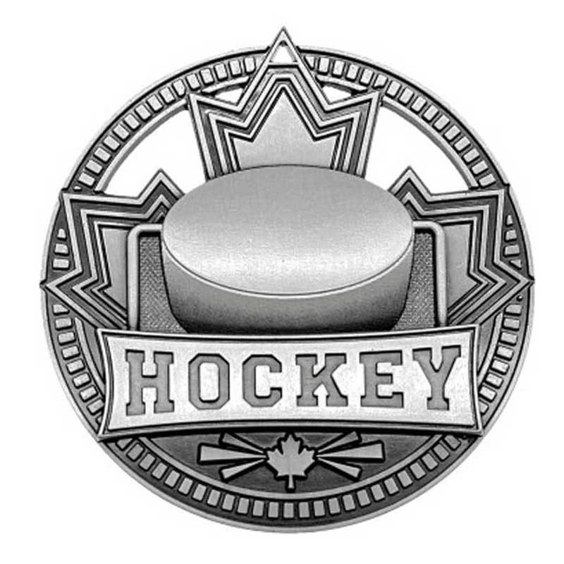 Médaille Hockey Argent 2.75″ – MSN510S