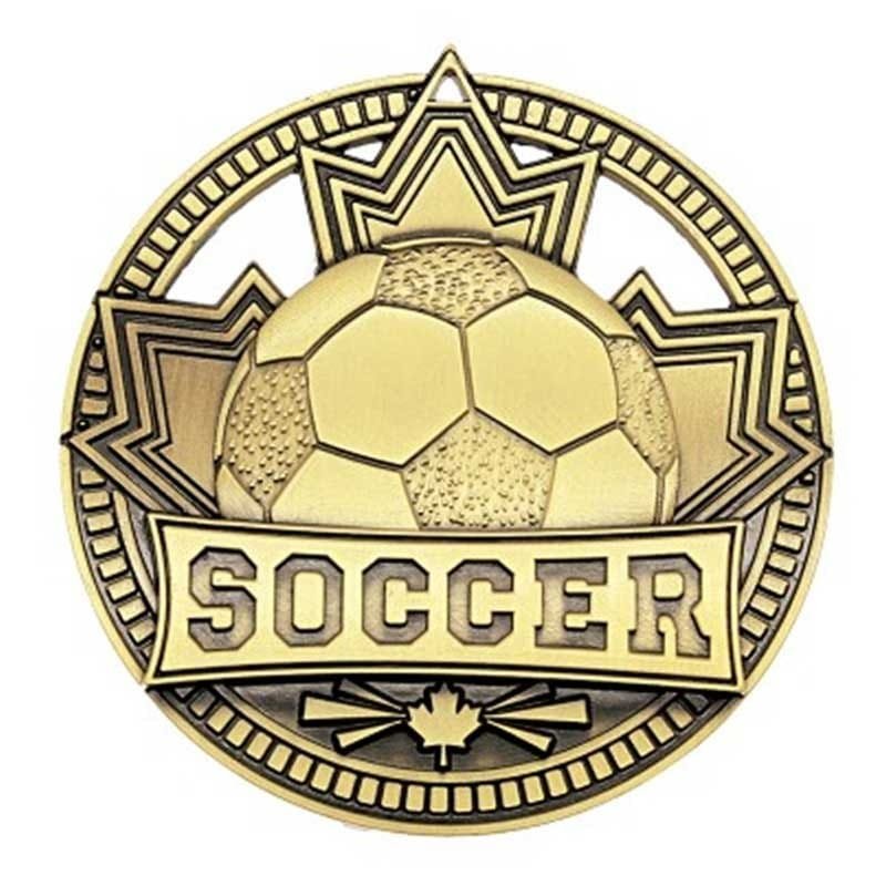 Médaille Soccer Or 2.75″ – MSN513G