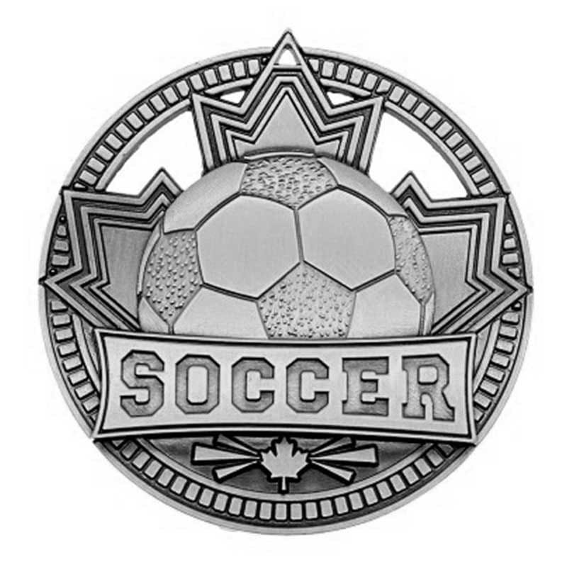 Médaille Soccer Argent 2.75″ – MSN513S