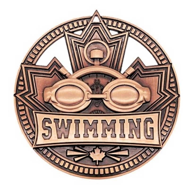 Médaille Natation Bronze 2.75″ – MSN514Z