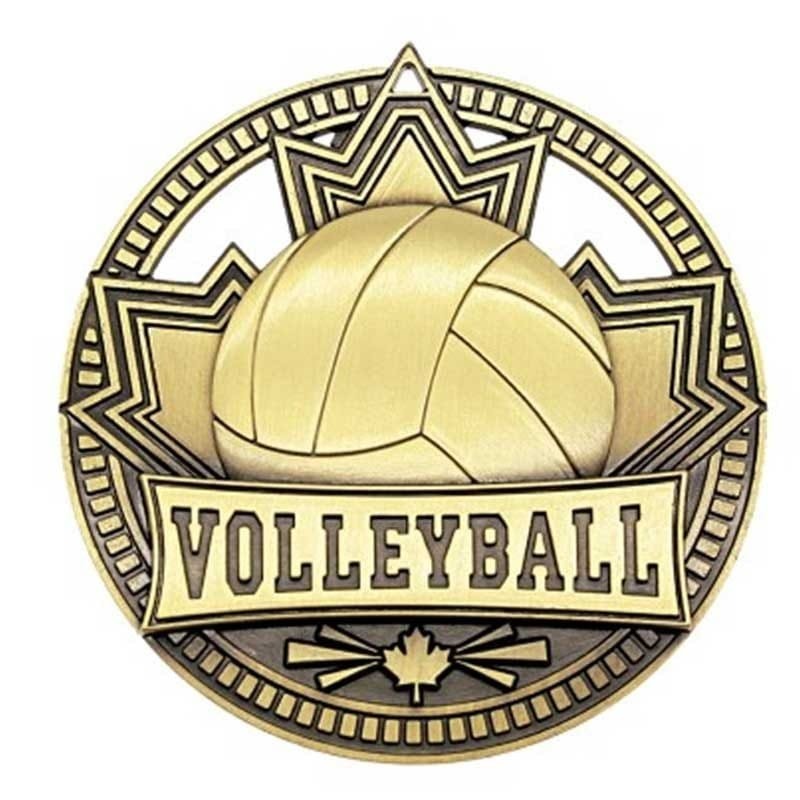 Médaille Volleyball Or 2.75″ – MSN517G