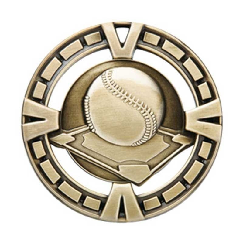 Médaille Baseball Or 2.5″ – MSP402G