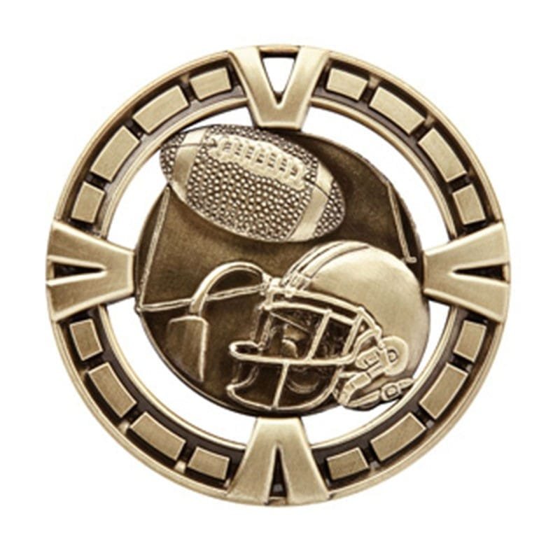 Médaille Football Or 2.5″ – MSP406G
