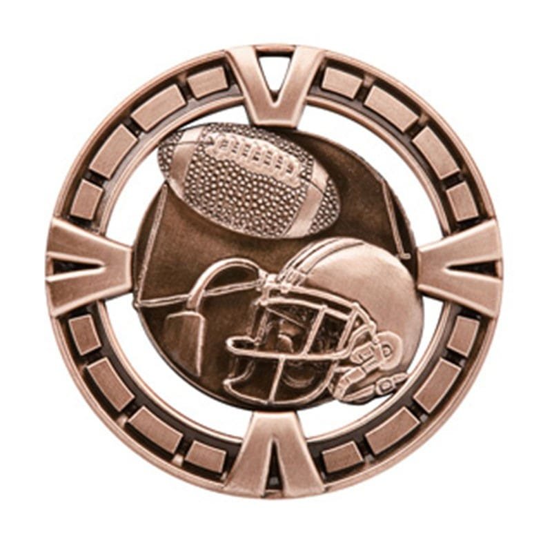 Médaille Football Bronze 2.5″ – MSP406Z