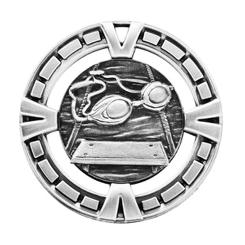 Médaille Natation Argent 2.5″ – MSP414S