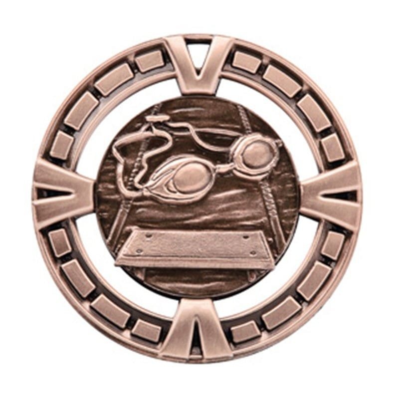 Médaille Natation Bronze 2.5″ – MSP414Z