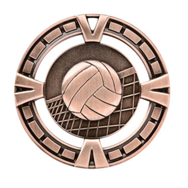 Médaille Volleyball Bronze 2.5″ – MSP417Z