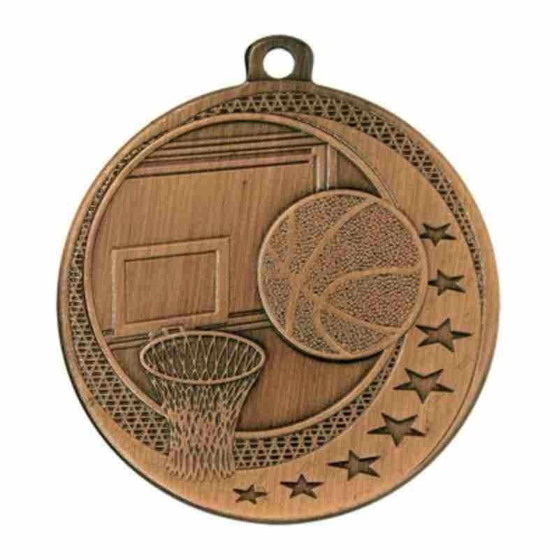 Médaille Basketball Junior Bronze 2″ – MSQ03Z