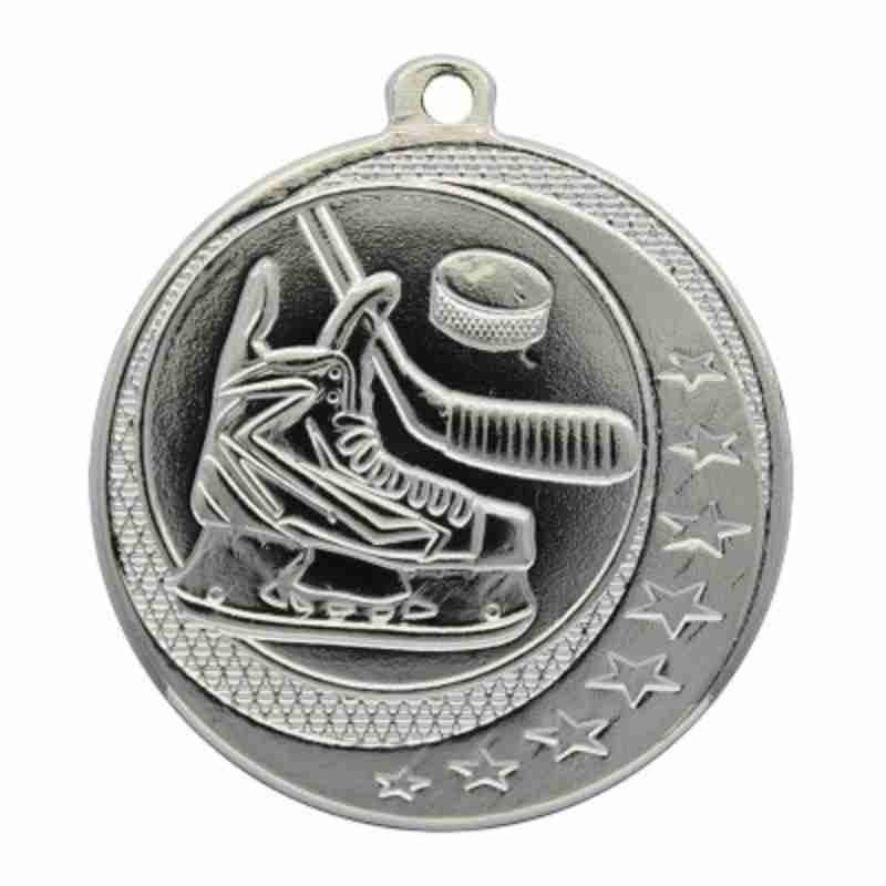 Médaille Hockey Junior Argent 2″ – MSQ10S