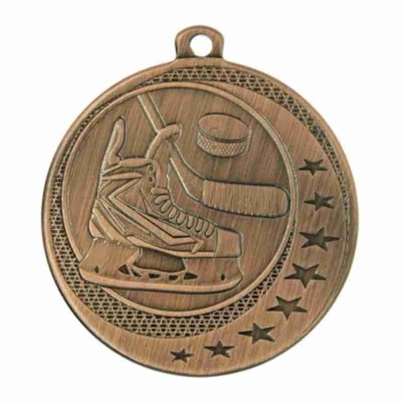 Médaille Hockey Junior Bronze 2″ – MSQ10Z