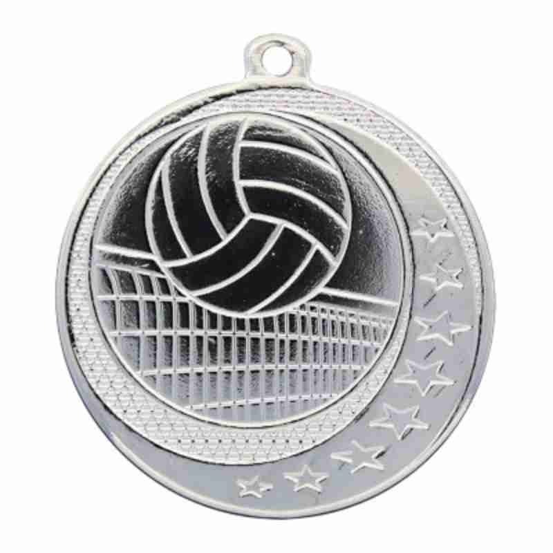 Médaille Volleyball Junior Argent 2″ – MSQ17S