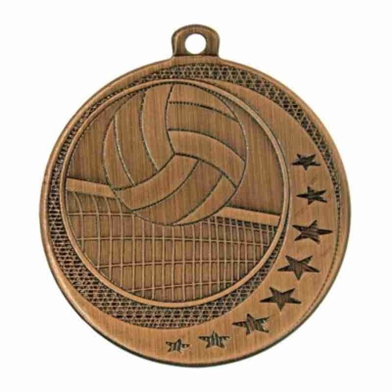 Médaille Volleyball Junior Bronze 2″ – MSQ17Z