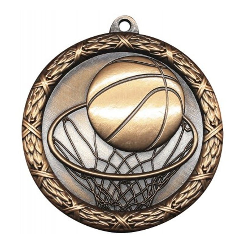 Médaille Basketball Bronze 2.5″ – MST403Z