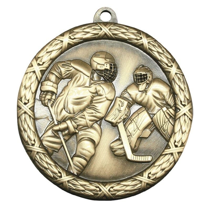 Médaille Hockey Or 2.5″ – MST410G