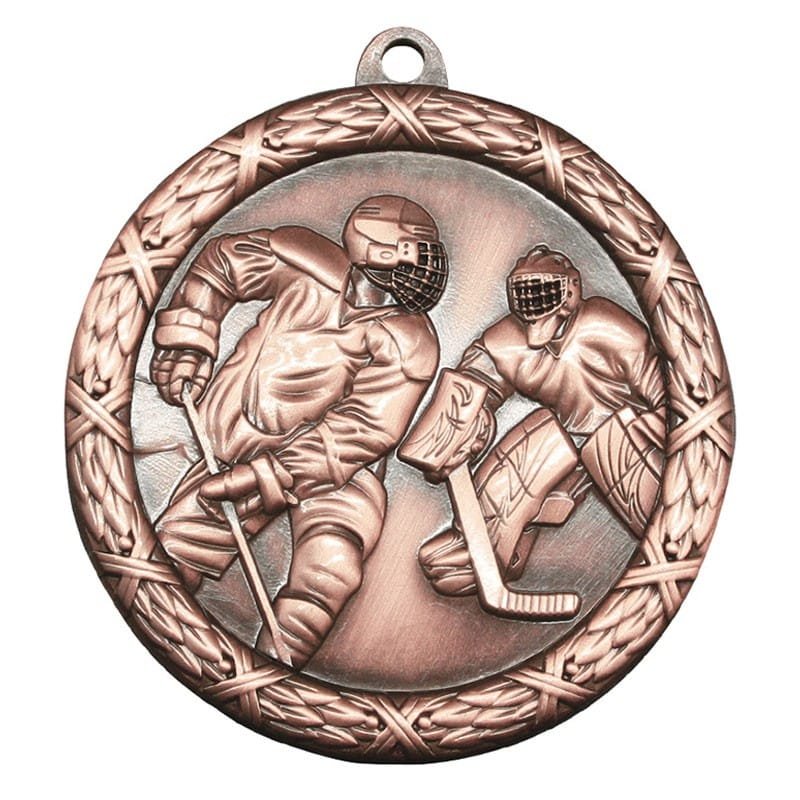 Médaille Hockey Bronze 2.5″ – MST410Z