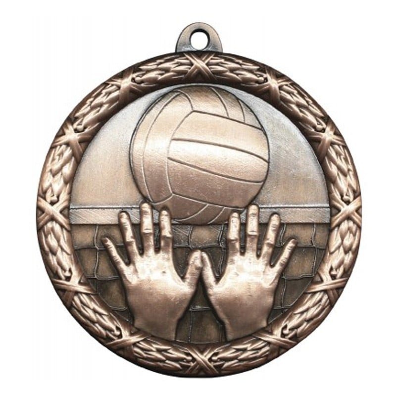 Médaille Volleyball Bronze 2.5″ – MST417Z