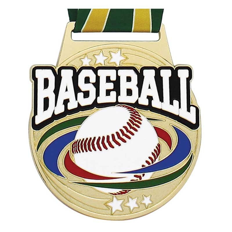 Médaille Baseball Or 3″ – MSX902G