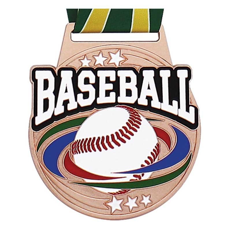 Médaille Baseball Bronze 3″ – MSX902Z