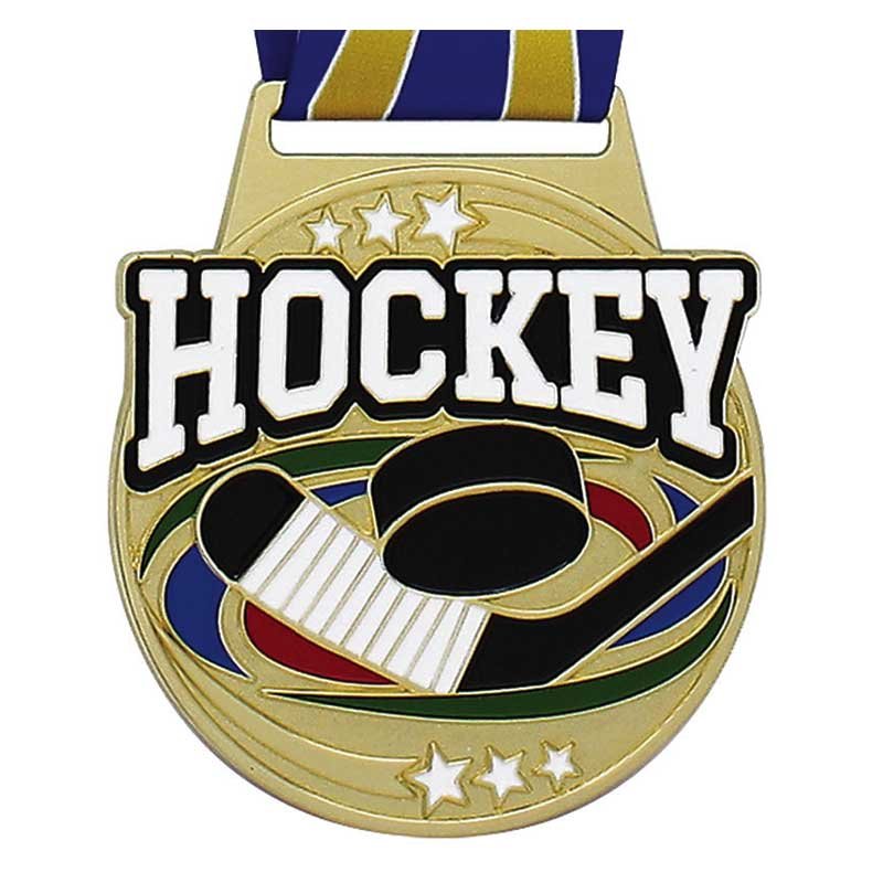 Médaille Hockey Or 3″ – MSX910G