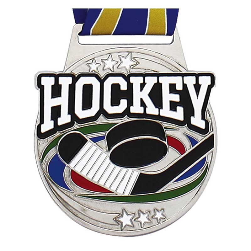 Médaille Hockey Argent 3″ – MSX910S