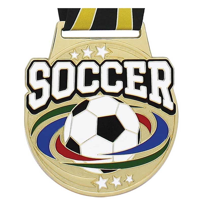 Médaille Soccer Or 3″ – MSX913G