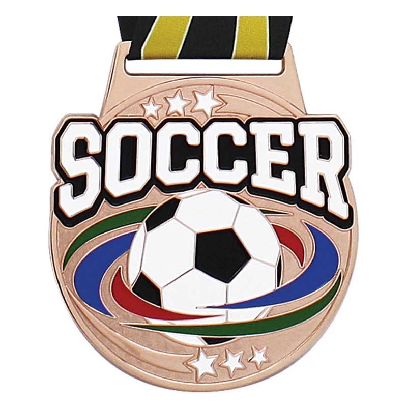 Médaille Soccer Bronze 3″ – MSX913Z