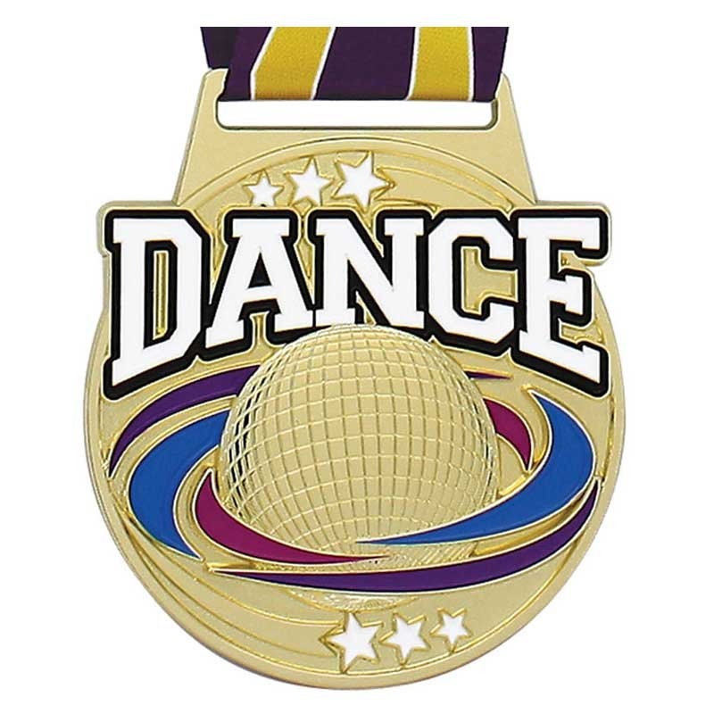 Médaille Danse Or 3″ – MSX954G