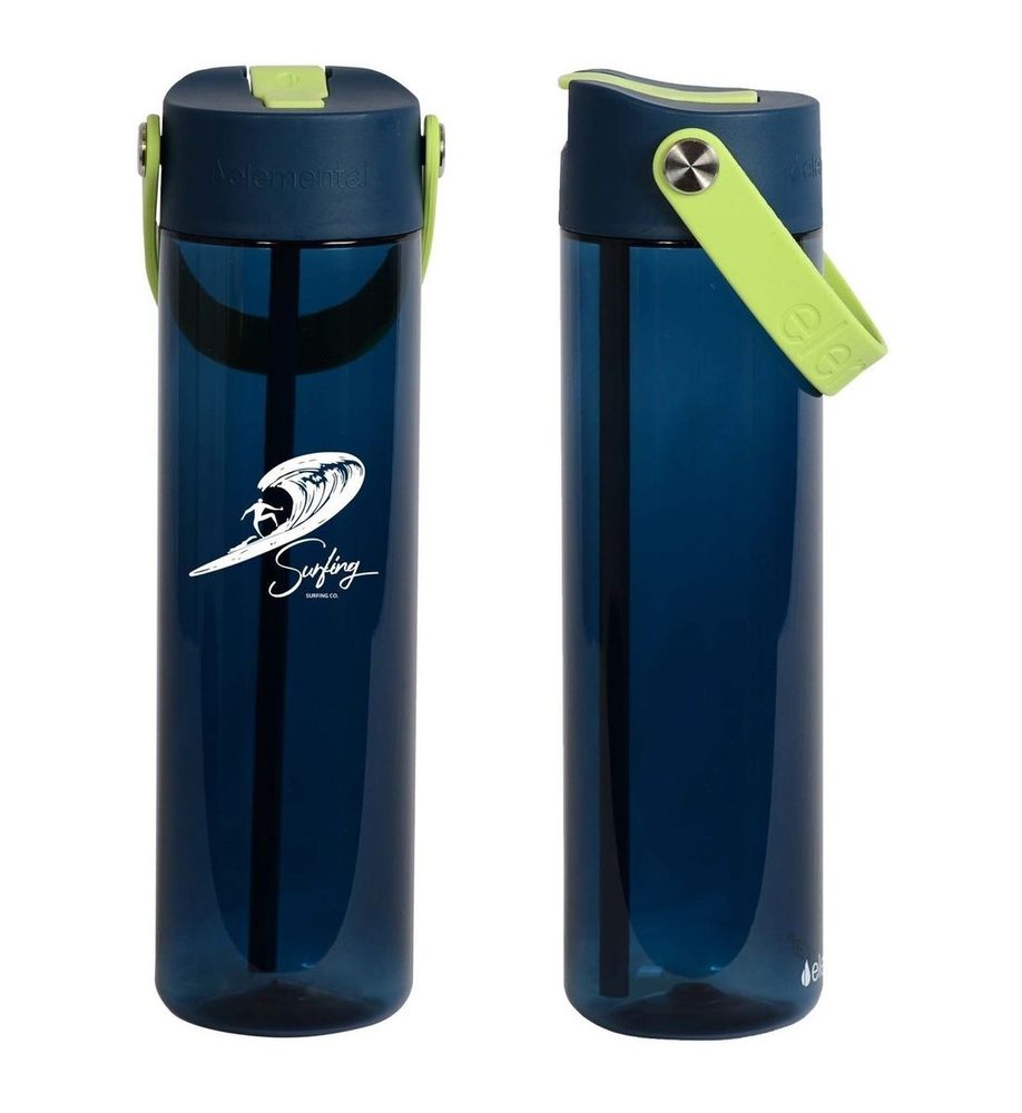 Bouteille Elemental® Splash Tritan de 26 oz avec bec verseur et paille