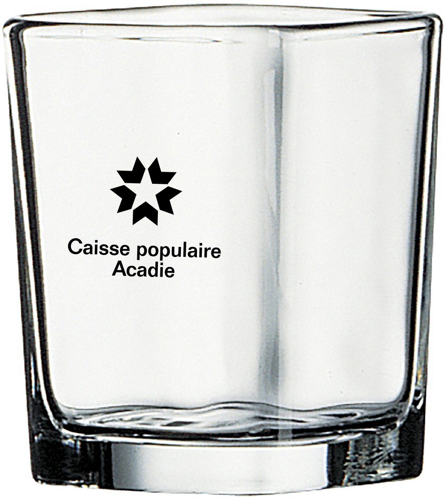 Shooter carré gravé 2 oz – Cadeau de groupe personnalisé