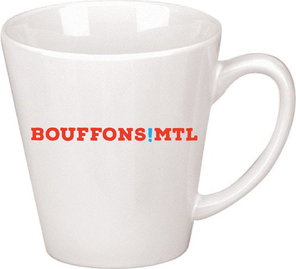 Tasse en céramique fini brillant funnel 12 oz.