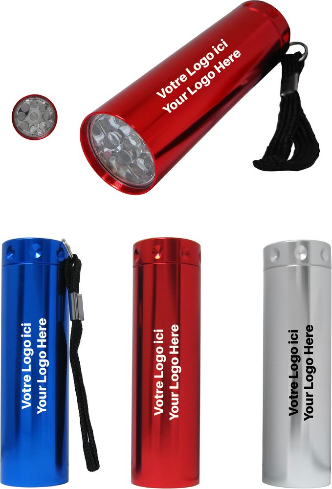 Torche d'aluminium lisse