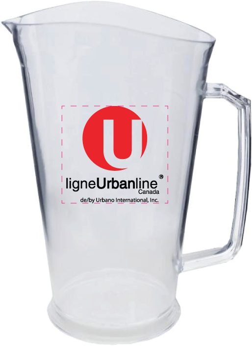 Pichet en polystrène 60 oz.
