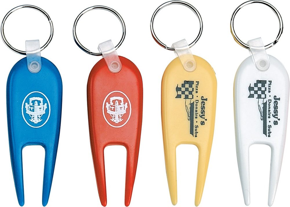 Porte-clé de golf en motte de gazon