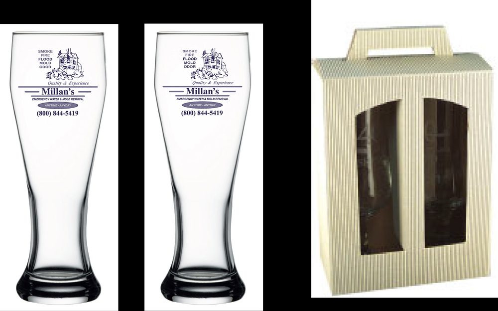 Ensemble cadeau - Gobelet Grand Pilsner à bière 23 1/2  oz.
