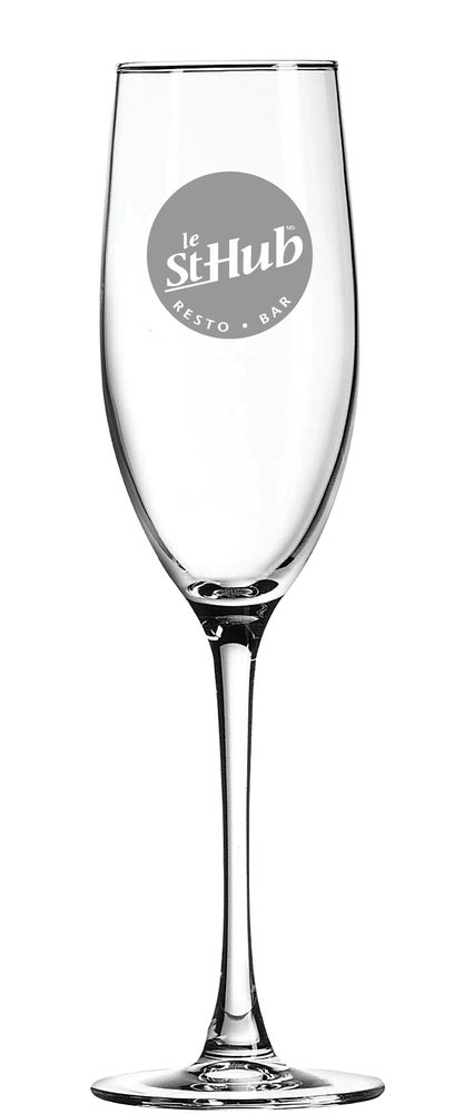 Flute verre à champagne 8 oz.