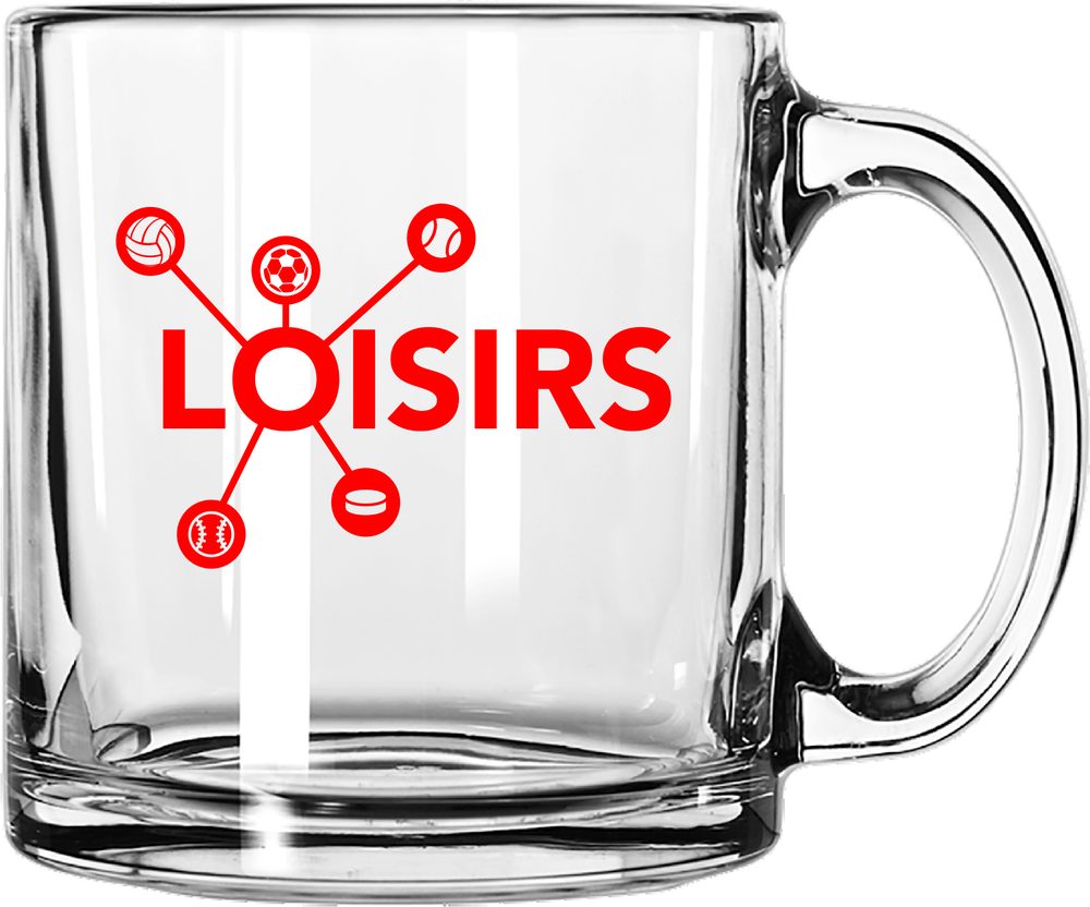 Tasse à café en verre 13 oz.