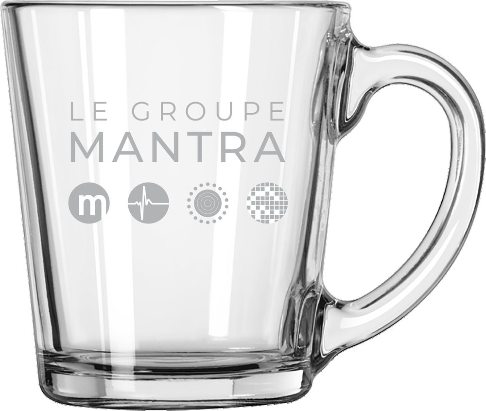 Tasse tout usage en verre 13 1/2 oz.