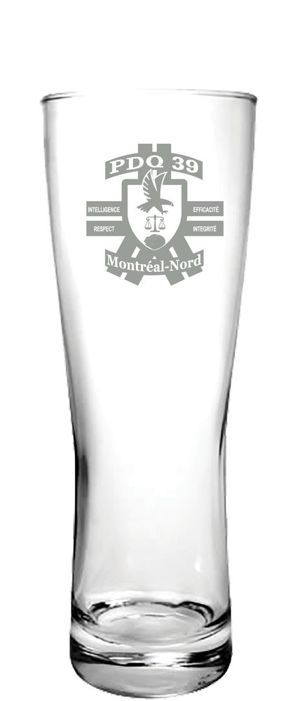 Verre Pilsner 20oz personnalisé – gravure ou impression