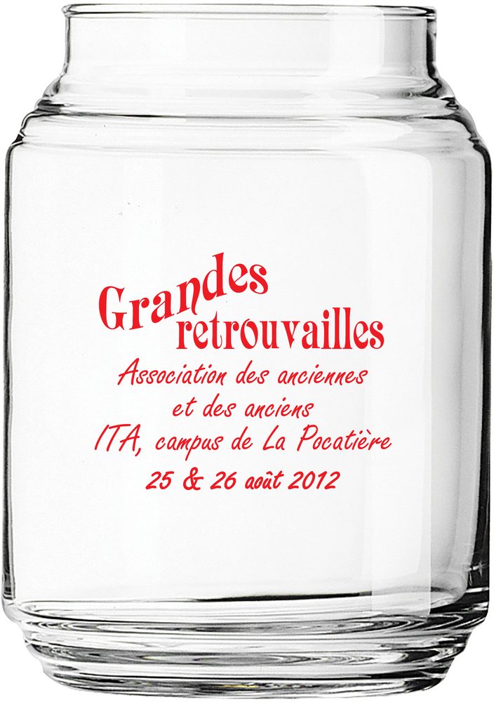 Pot élévation en verre 26 oz.