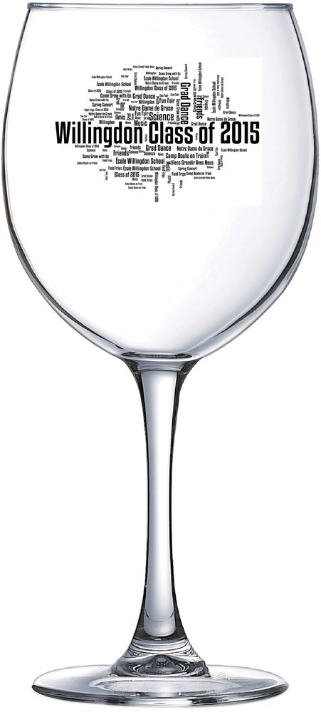 Verre à vin ballon cachet (Venise) 20 1/2 oz.