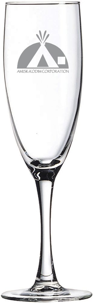 Flute verre à champagne 5 3/4 oz. / 160ml.