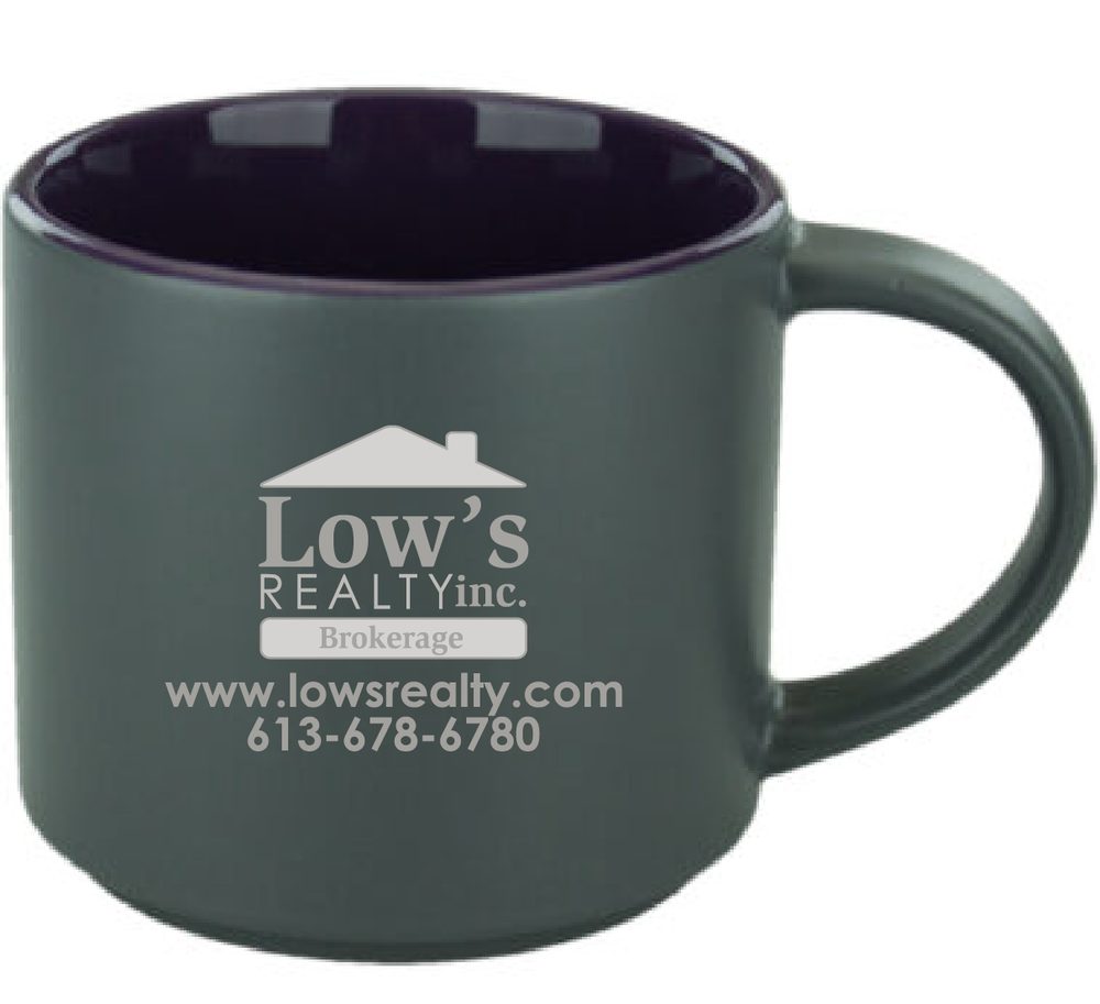 Tasse en céramique Norwich satiné 16 oz.