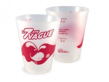 Verre en plastique écologique 4oz / 118ml.